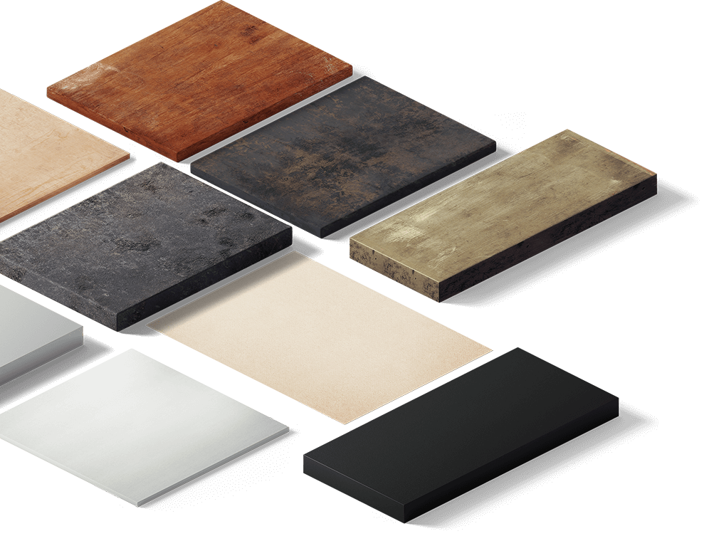 Create your dream kitchen from a vast selection of breathtaking materials.